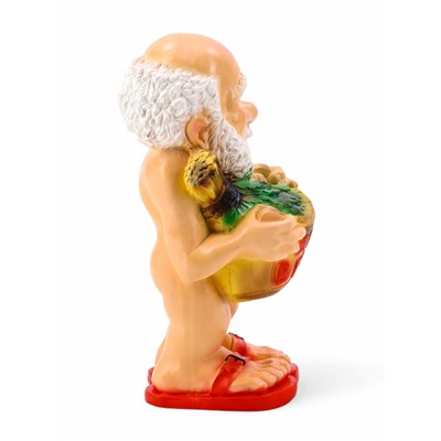 Садовая фигура из гипса «Банщик», 32×35×60 см