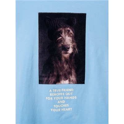 Фуфайка трикотажная для девочек (футболка)