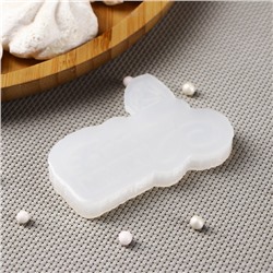 Силиконовый молд «Любимому мужу», 7.5×5.5 см, цвет прозрачный