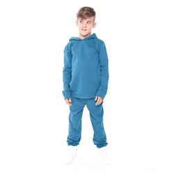 Костюм детский (толстовка, брюки) НАЧЁС, цвет петрол, рост 92 см