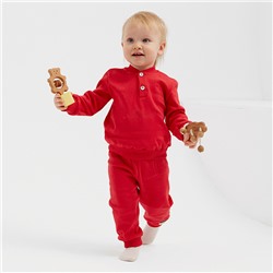 Комплект детский (джемпер, брюки) MINAKU, рост 68-74 см, красный