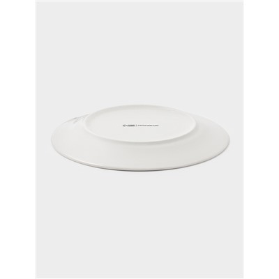 Тарелка Доляна «Новогодние подарки», d=20.5 см, фарфор, белая