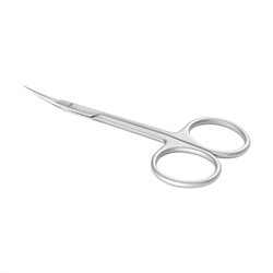 Nippon Nippers Ножницы маникюрные для кутикулы с изогнутыми ручками / S-02W, 107 мм 9422