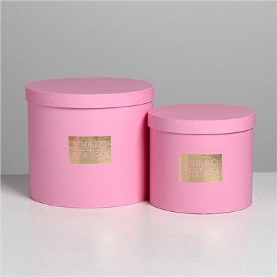 Набор коробок для цветов 5 в 1, упаковка подарочная, «Нежность», 14×14×13 см - 22×22×19.5 см