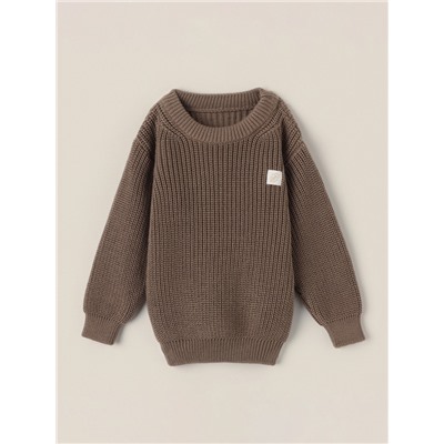 Джемпер вязаный SL Home, рост 74-80 см, кофейный