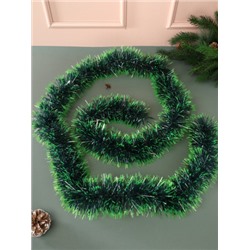 Мишура зеленая 2 м диаметр 9 см / NGA-03 /уп 10/600/