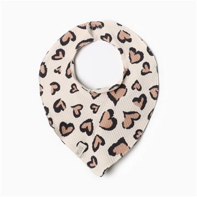 Набор слюнявчиков на кнопках «Крошка Я» Leo love, 2 шт.