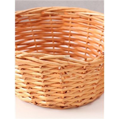 УЦЕНКА Набор корзин, 3 шт, 30×22/33 см, 26×12/28 см, 20×10/23 см, ива
