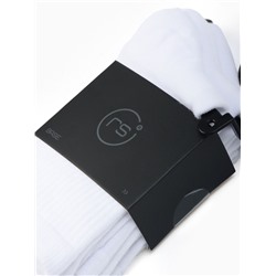 Носки мужские спортивные хлопковые Resport, 3 пары, размер 42-45, белые