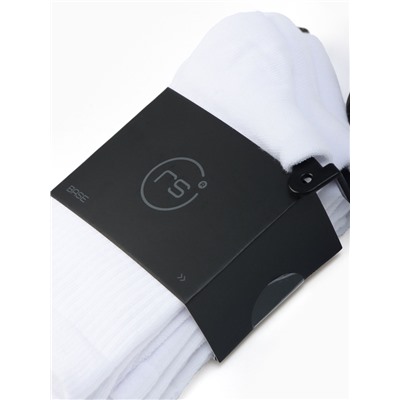 Носки мужские спортивные хлопковые Resport, 3 пары, размер 42-45, белые