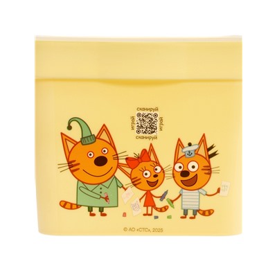 Ящик для хранения детский, с крышкой, 2.3 л, Три Кота