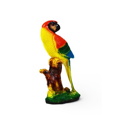 Садовая фигура из гипса «Попугай», 20×11×35 см
