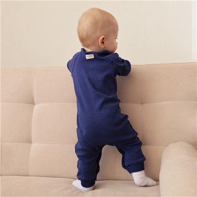 Комбинезон детский MINAKU, рост 56-62 см, тёмно-синий