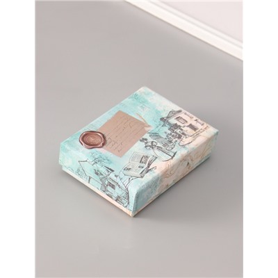 Подарочный набор для сургучной печати «Монстера», печать, ручка, сургуч, 12.5×10×3.6 см