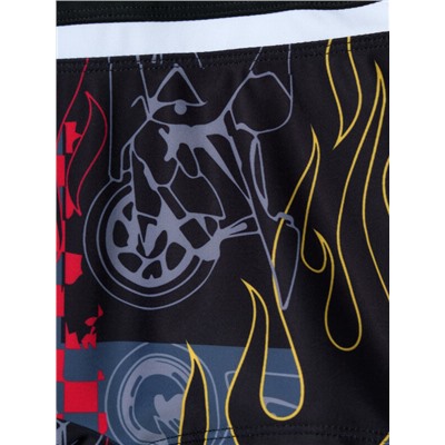 Плавки-шорты трикотажные для мальчиков, средней длины