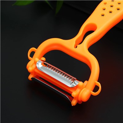 Овощечистка универсальная 6 в 1 Доляна, 20×10 см, МИКС