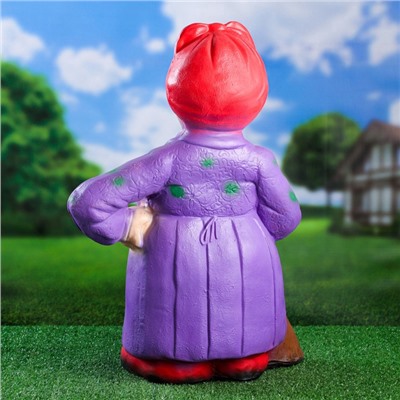 Садовая фигура из гипса «Тёща с метлой средняя», 59×25×40 см, МИКС