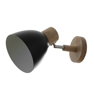 Спот «Аксель» Е27 40 Вт черный 15×21 см