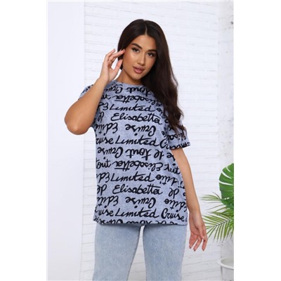 032.1 Футболка женская (Голубой)