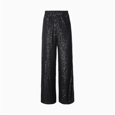 Брюки из пайеток женские MIST Celebration, размер 42, чёрные
