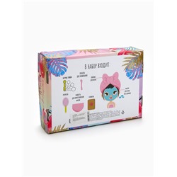 УЦЕНКА Набор «С 8 марта» расческа, повязка на голову, мерные ложки 3 шт., чаша и лопатка для маски