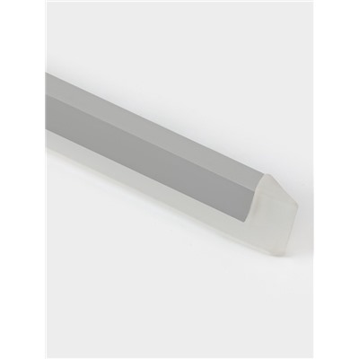 Водосгон для пола, силиконовый, поворотный сгон 60 см, черенок нержавеющая сталь 58-97 см