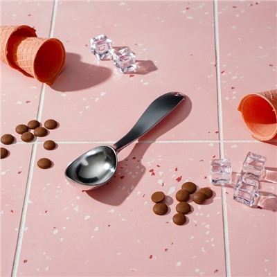 Ложка для мороженого Volt, 17.3×4.2×2.3 см, нержавеющая сталь, серебристая