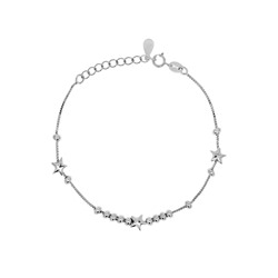 Браслет из серебра без вставки, ТФБ-89