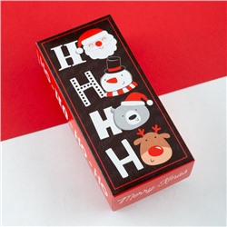 Носки женские новогодние KAFTAN Merry Xmas размер 36-40 (23-25 см), набор 5 пар