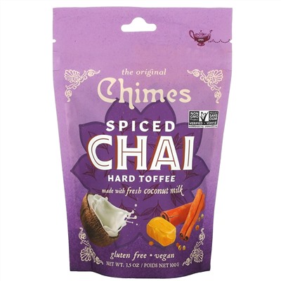 Chimes, Spiced Chai Hard Toffee, 3.5 oz (100 g)