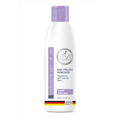 EVI professional Жидкость профессиональная для снятия лака с ацетоном, 150 мл KRISTALLER, 1128155