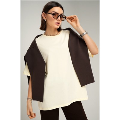 Женская футболка оверсайз Happyfox