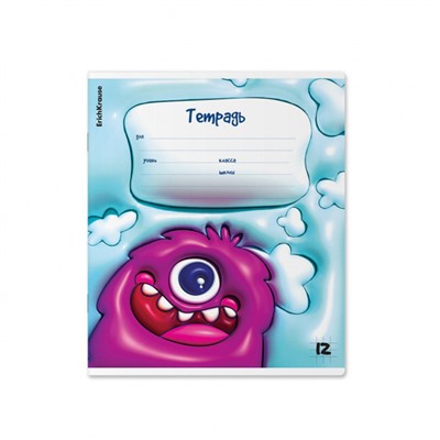 Тетрадь  12л клетка "Bouncy" 63250 ErichKrause