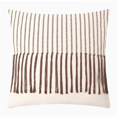 Наволочка декоративная Этель сканди, 45×45 см, цвет коричневый, хлопок
