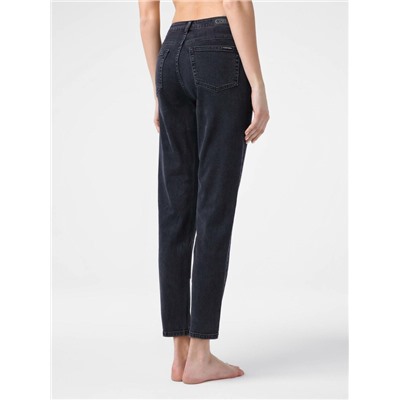 Классические CONTE CON-137B Eco-friendly джинсы Relaxed Mom с высокой посадкой