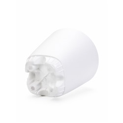 Горшок для цветов «Гранд», 4 л, d=19 см, h=20 см, пластиковый, с прикорневым поливом, белый