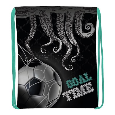 Мешок для обуви Goal time 1 отделение, размер 370*470 мм, петля для подвеса, полиэстер, 210 ден