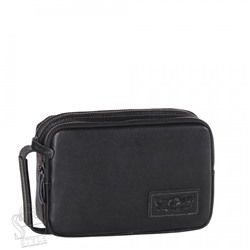 Клатч мужской кожаный 4038-1TR black Tough Ruder