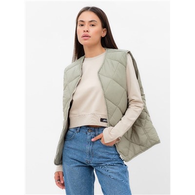 Жилет стёганый женский демисезонный MIST, размер 42, зелёный