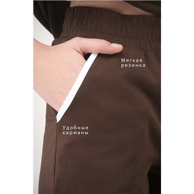 Женский костюм оверсайз из хлопка Happyfox