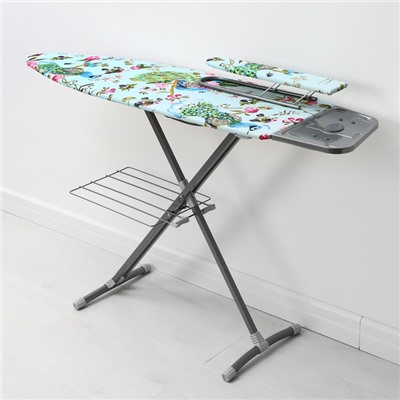 УЦЕНКА Доска гладильная Nika «Ника 8», 122×40 см, высота до 90 см, европодставка, рисунок микс 1044