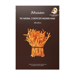 JMSOLUTION - МАСКА ТКАНЕВАЯ ДЛЯ ЛИЦА С ЭКСТРАКТОМ КОРДИЦЕПСА THE NATURAL CORDYCEPS MILITARIS MASK MOISTURE, 30 МЛ