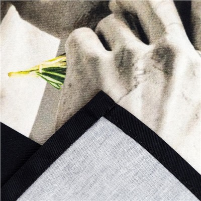 Фартук кухонный мужской «Этель. Щепоточку розмарина» 70×60 см, 100% хлопок, саржа 190 г/м²