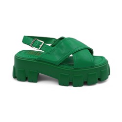 Босоножки А5-5 зеленые