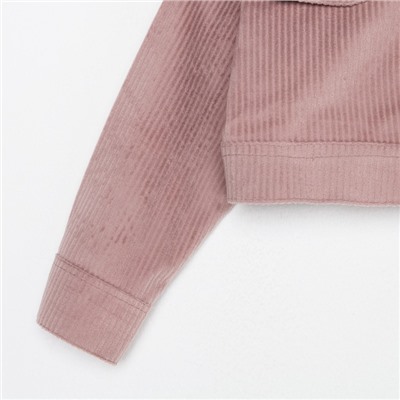 Костюм для девочки KAFTAN Velvet, размер 34 (122-128 см), цвет кофе