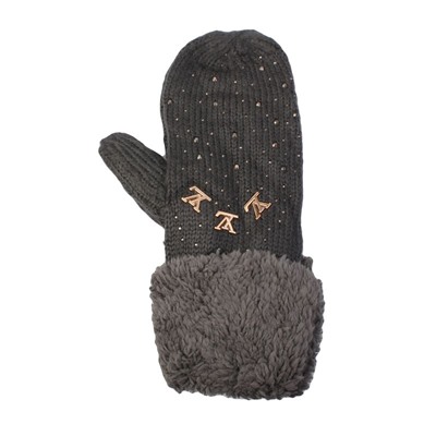 Варежки женские с декором