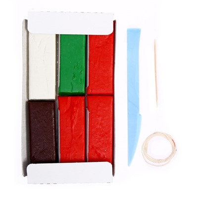 Свеча своими руками на новый год «Ёлочный шар», набор для творчества