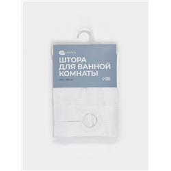 Штора для ванной SAVANNA «Богемия», 200×180 см, полиэстер