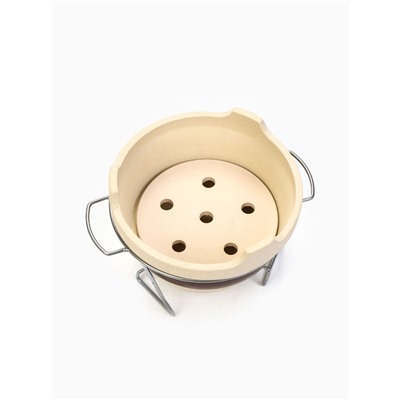 УЦЕНКА Тандыр настольный, керамический, 21×16 см, без решётки