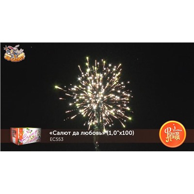 Фейерверк ЕС553 Салют да любовь (1" х 100)